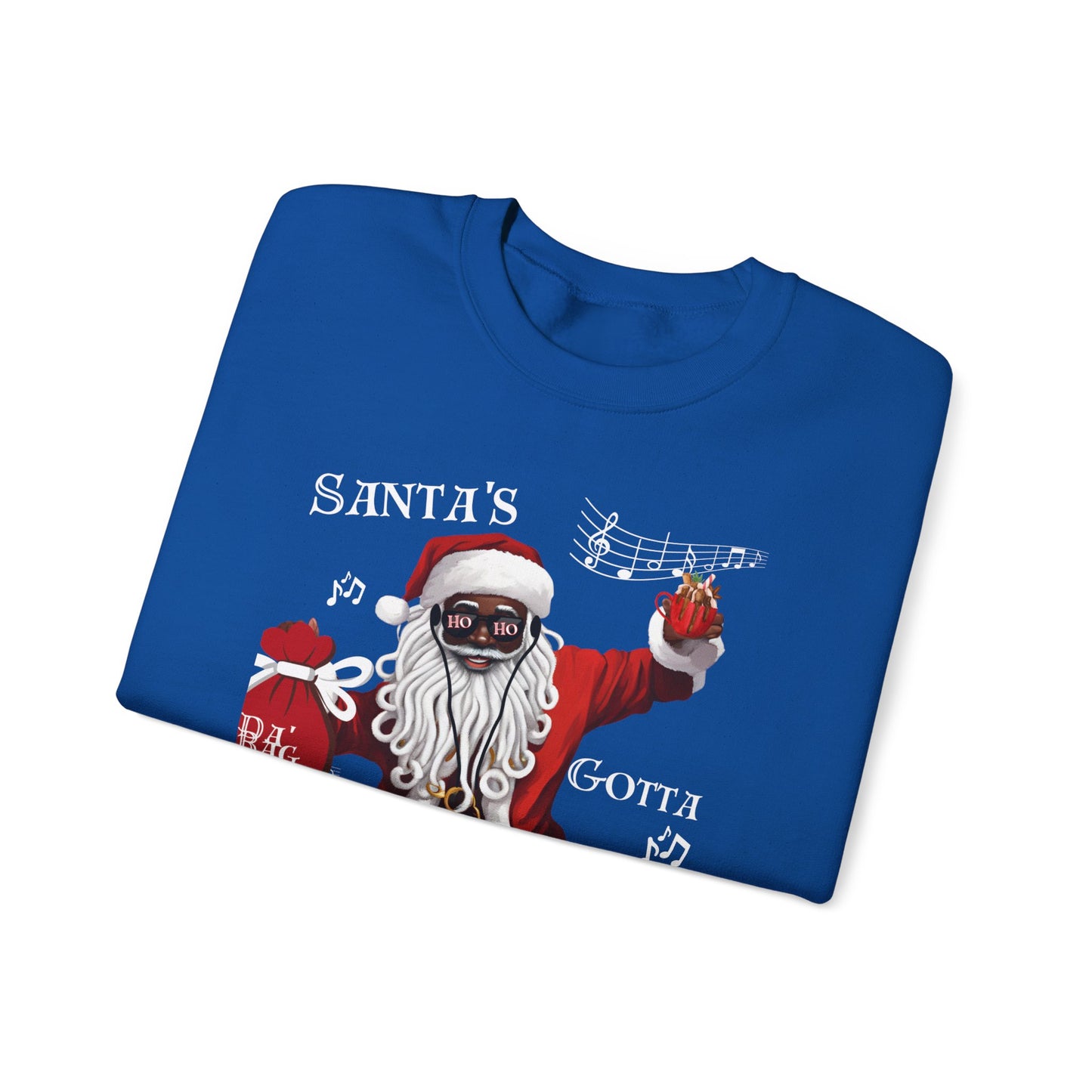 Christmas Santa's Gotta Groove Crewneck Sweatshirt