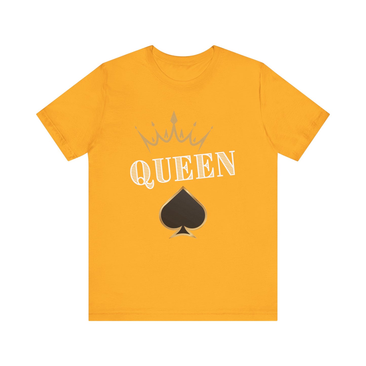 Queen Spades Tee - Unisex Jersey Short Sleeve