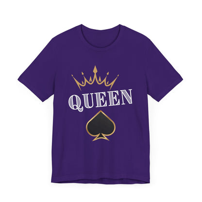 Queen Spades Tee - Unisex Jersey Short Sleeve