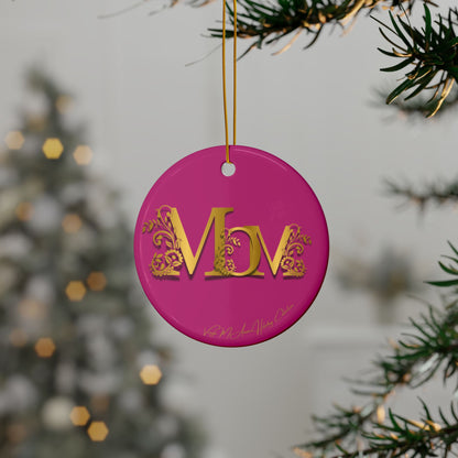 Mom Ceramic Ornaments, 2-Side Print, (1pc, 3pcs, 5pcs, 10pcs)