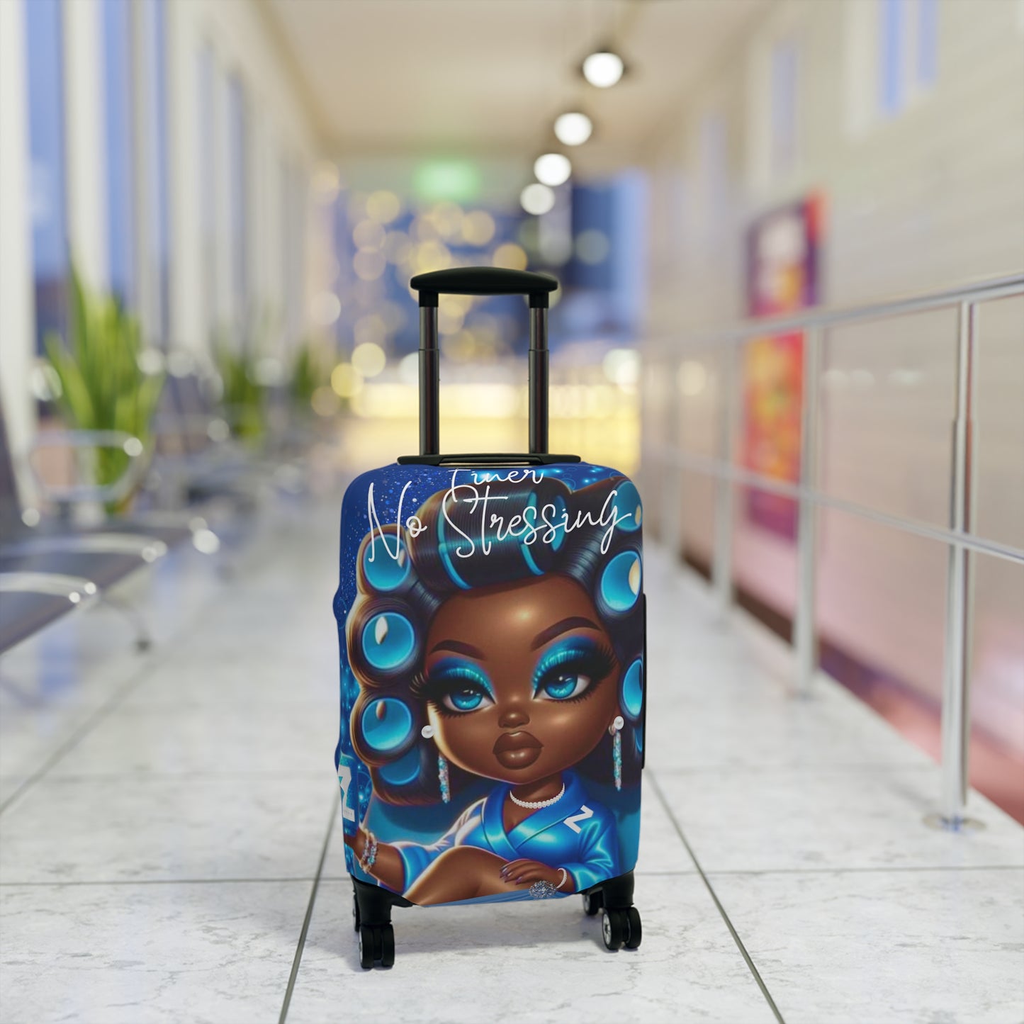 Finer No Stressing Luggage Cover