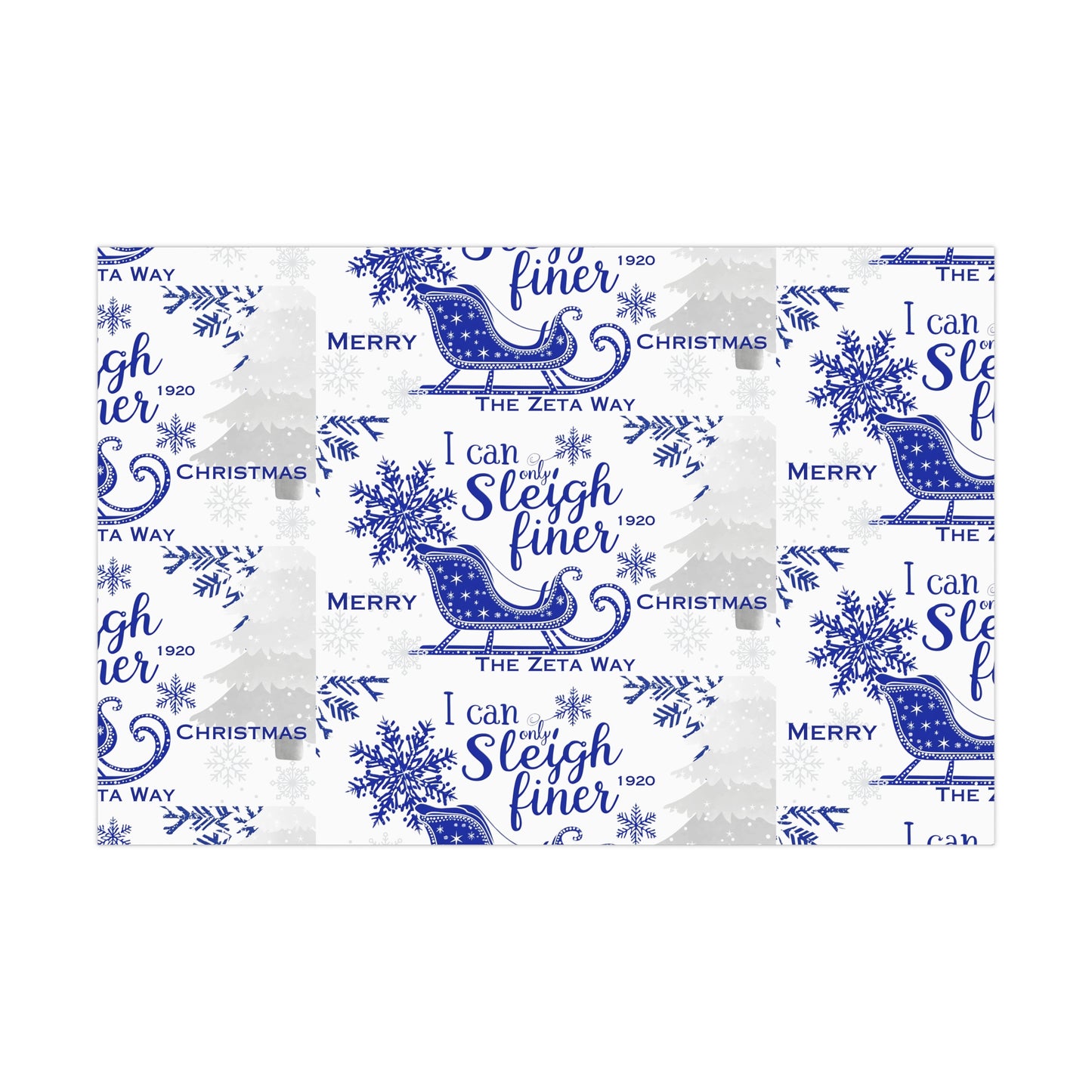 Gift Wrap Papers- Sleigh Finer