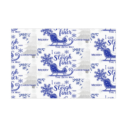 Gift Wrap Papers- Sleigh Finer
