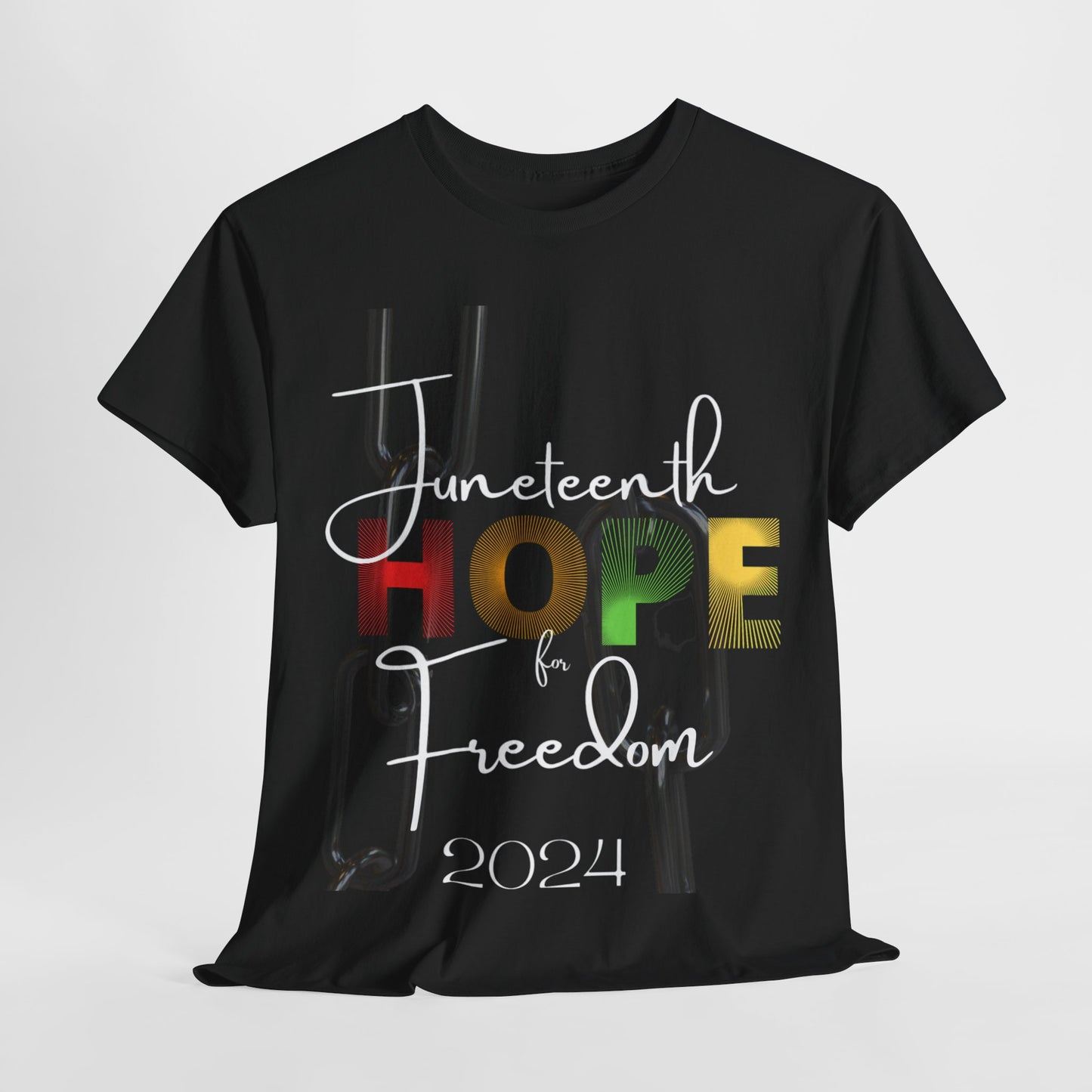 Juneteenth Hope & Freedom Unisex Heavy Cotton Tee
