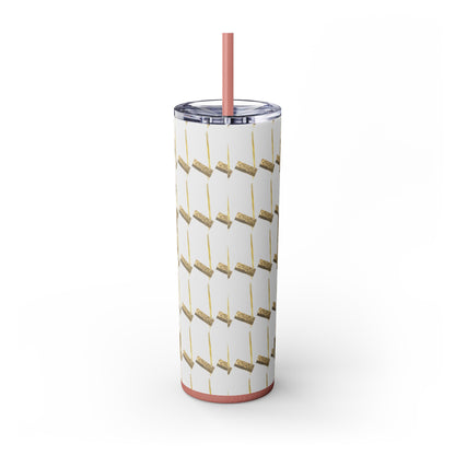 "Will you be my Bridesmaid?" Skinny Tumbler with Straw, 20oz