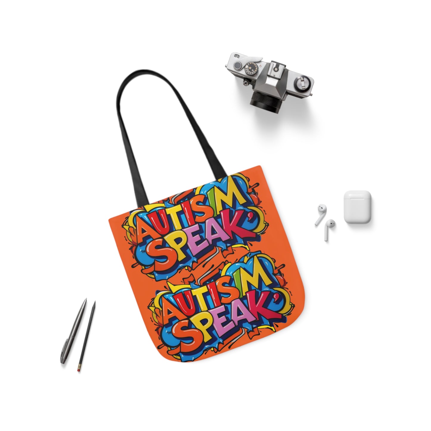 Autism Awareness Canvas Tote Bag,