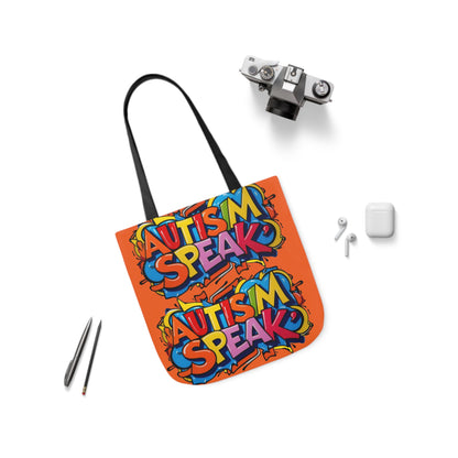 Autism Awareness Canvas Tote Bag,