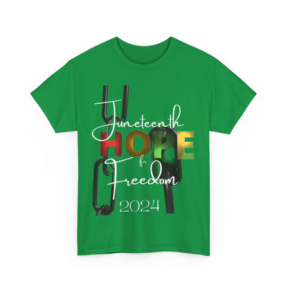 Juneteenth Hope & Freedom Unisex Heavy Cotton Tee