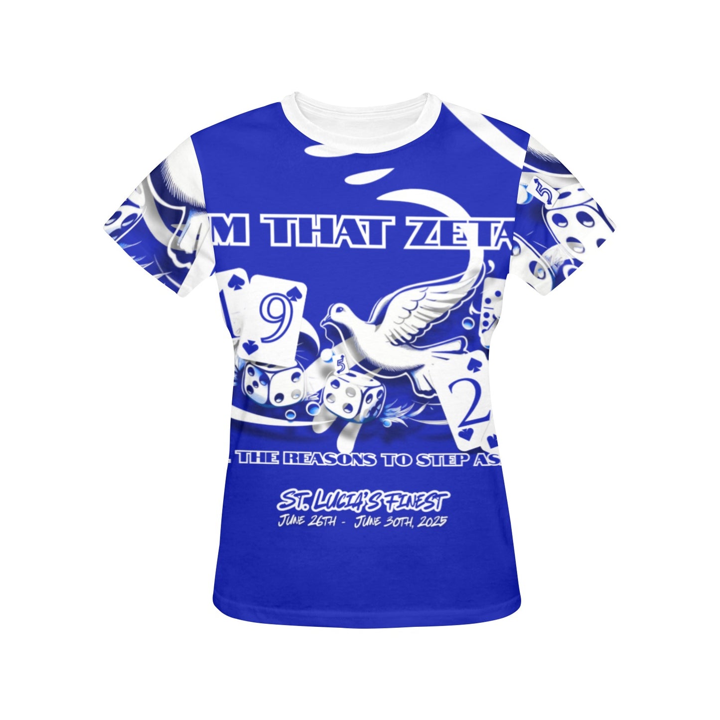 Im that Zeta Women's All Over Print Crew Neck T-Shirt (Model T40-2)