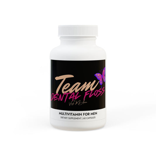 Team Dental Floss Multivitamin for Men Supplement (60 Capsules)