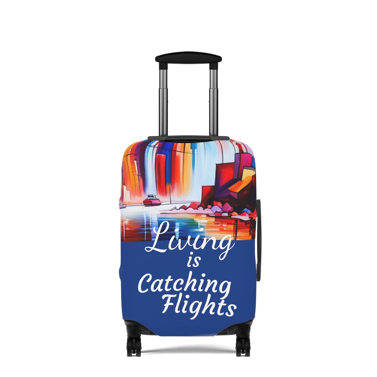 Living Is Catching Flights Luggage Cover