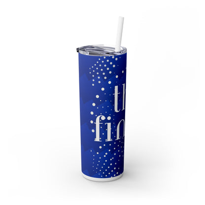 The Finest Tumbler Personnel Skinny Tumbler with Straw, 20oz