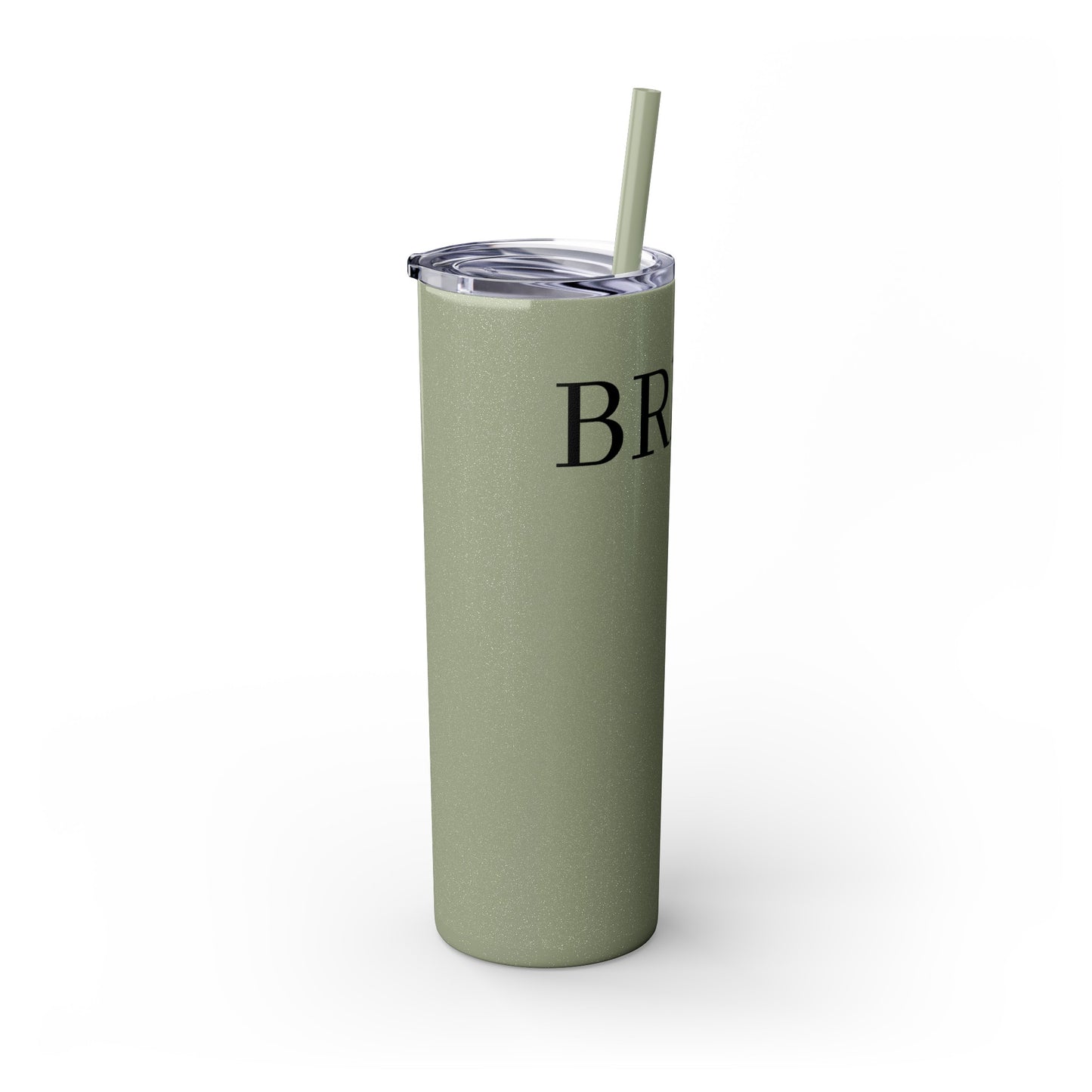 Bride Crew Skinny Tumbler with Straw, 20oz