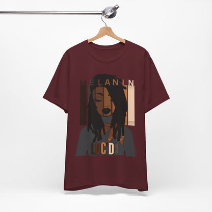 Melanin Loc'd Jersey Short Sleeve Tee