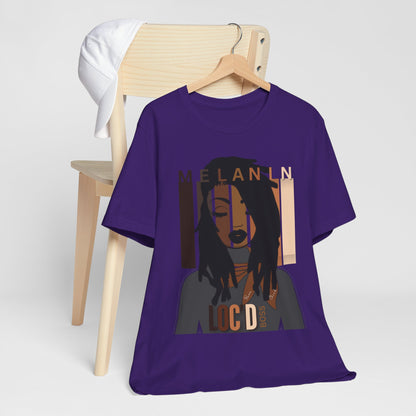 Melanin Loc'd Jersey Short Sleeve Tee