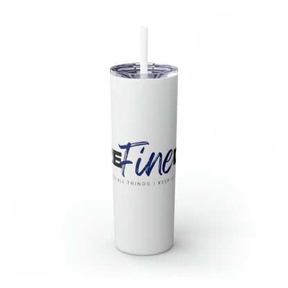 ReFINEd Skinny Tumbler with Straw, 20oz-VMA Specialties Boutique