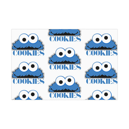 Gift Wrap Papers-Cookie Monster Inspired
