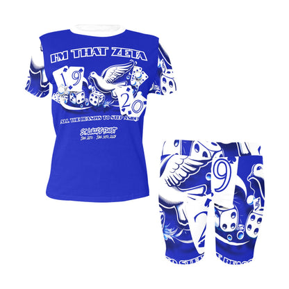 Im That Zeta  Yoga Set Women's Short Yoga Set