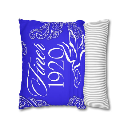 Service 1920 Faux Suede Square Pillowcase