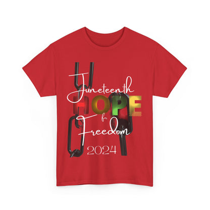 Juneteenth Hope & Freedom Unisex Heavy Cotton Tee