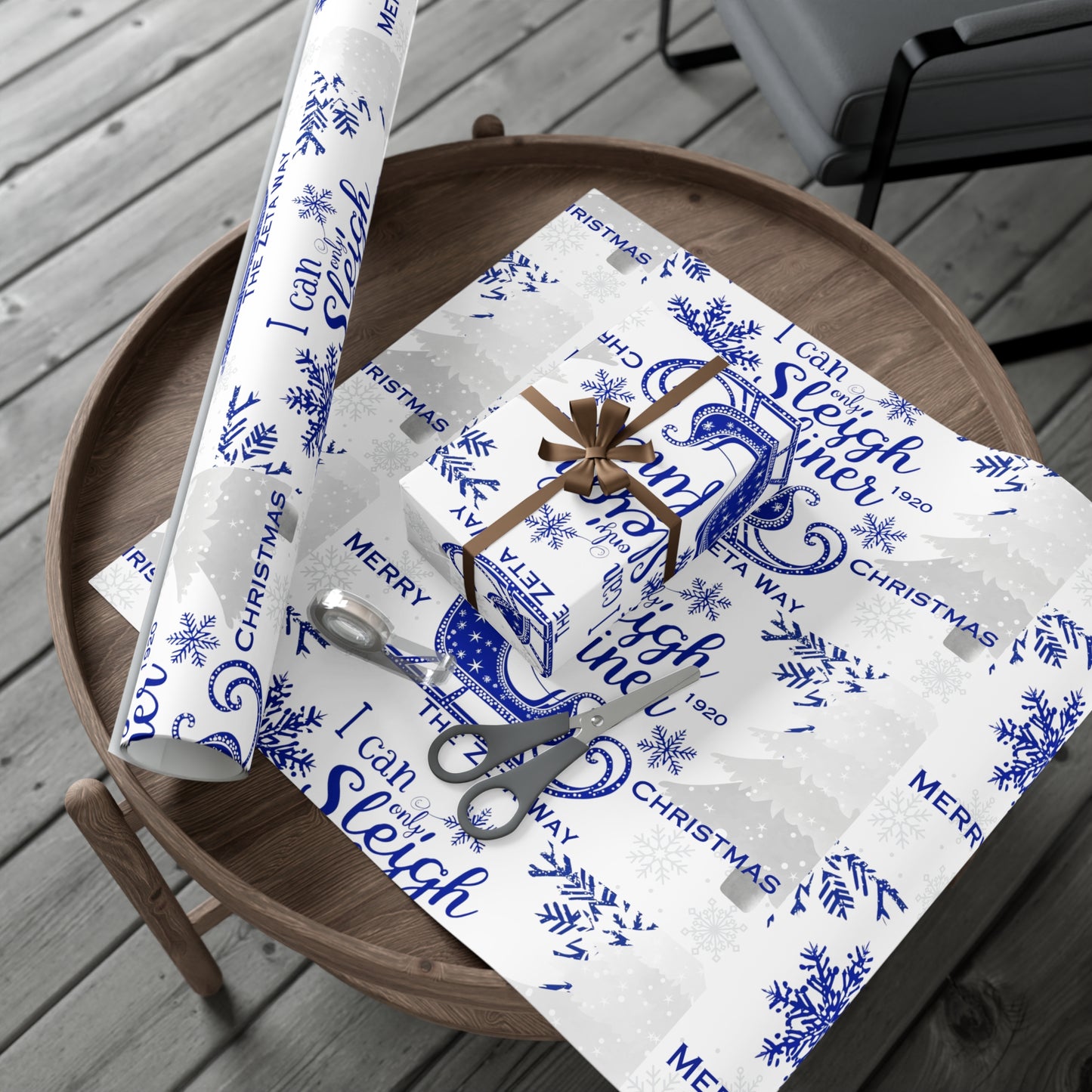 Gift Wrap Papers- Sleigh Finer