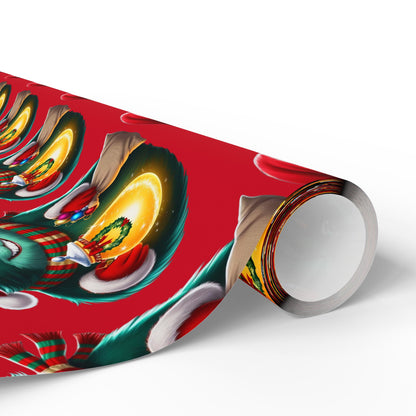 Wrapping Papers, Festive Wizzle Claus Holiday Gift Wrap, Christmas Wrapping Sheets, Winter Magical Gift Wrap, Holiday Cheer