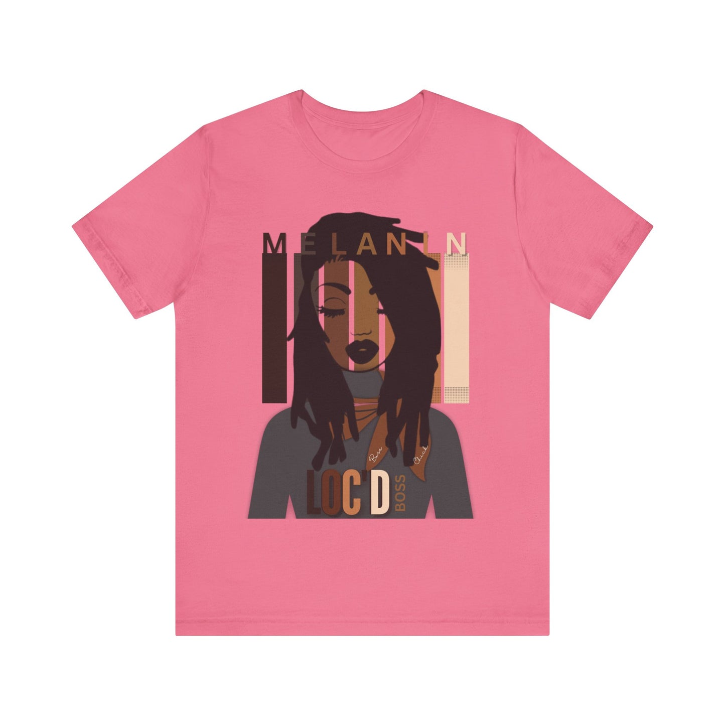 Melanin Loc'd Jersey Short Sleeve Tee