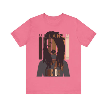 Melanin Loc'd Jersey Short Sleeve Tee