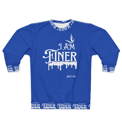 Royal Blue Sweatshirt -I am Finer