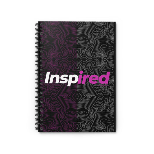 INSPIRED Spiral Notebook - Ruled Line-VMA Specialties Boutique