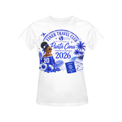 Finer Travel Club - Tee - Crew Neck T-Shirt