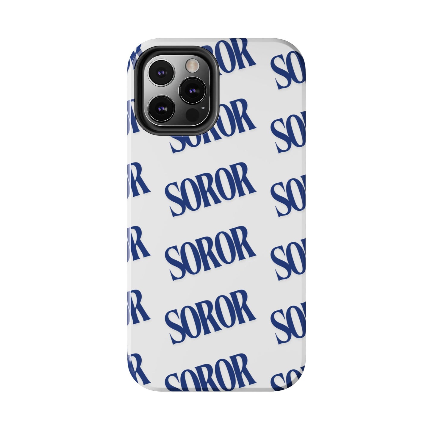 Phone Case - Soror White & Royal Blue