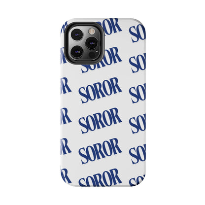 Phone Case - Soror White & Royal Blue