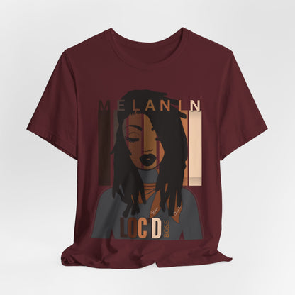 Melanin Loc'd Jersey Short Sleeve Tee
