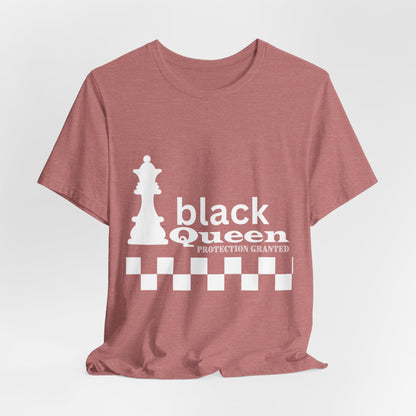 Black Queen Chess Tee - Unisex Jersey Short Sleeve