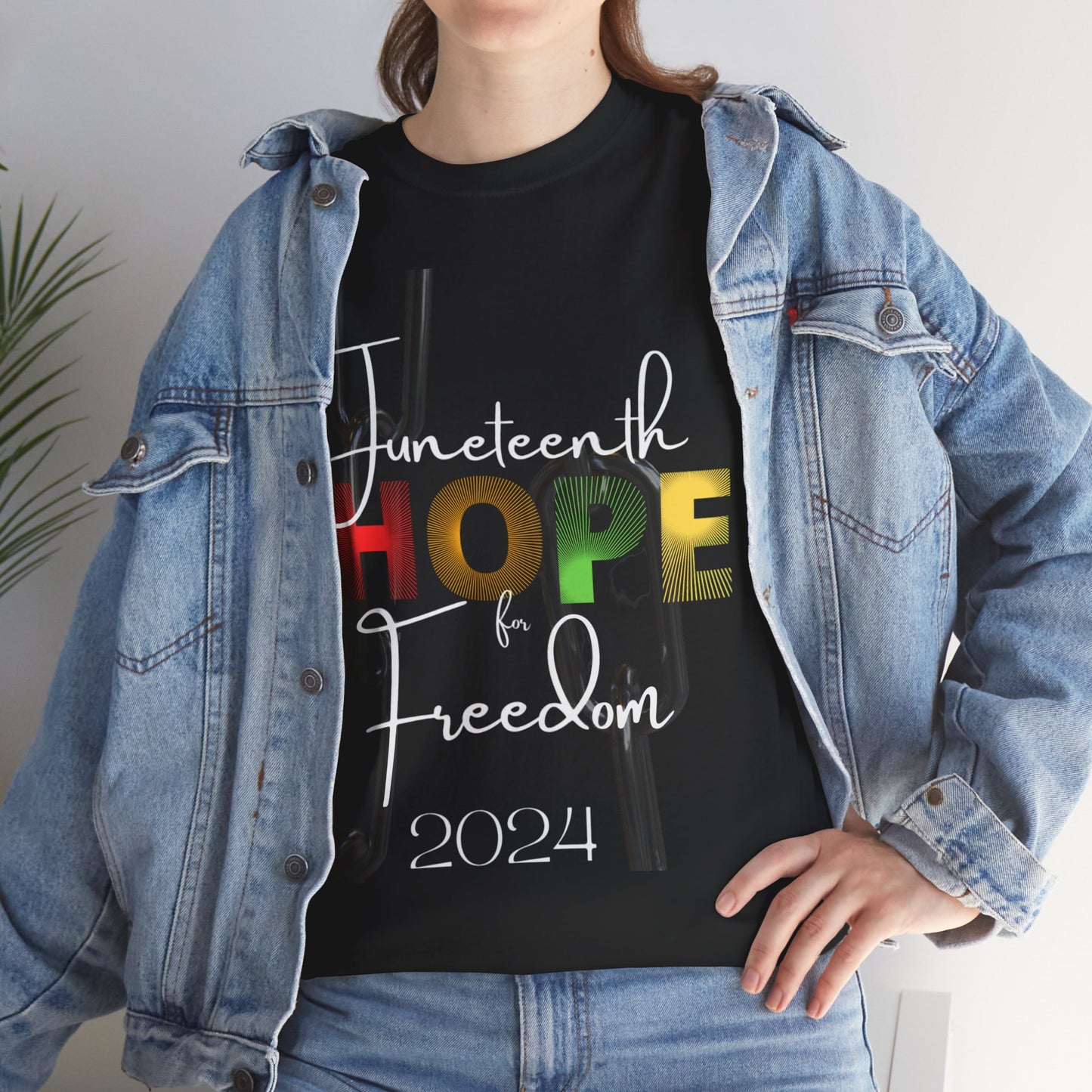 Juneteenth Hope & Freedom Unisex Heavy Cotton Tee