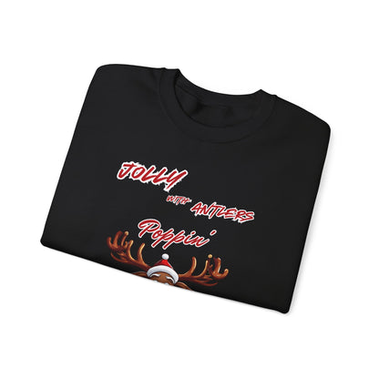 Christmas Antlers Crewneck Sweatshirt