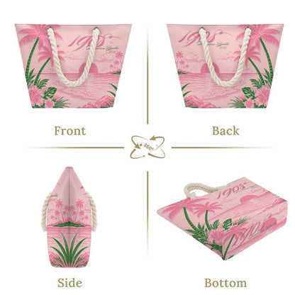 1908 Pink Paradise Signature Beach Tote — Dominican Republic Edition