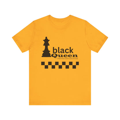 Black Queen Chess Tee - Unisex Jersey Short Sleeve