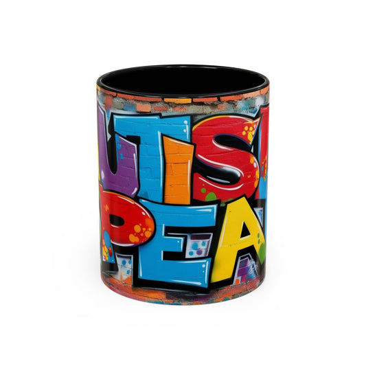 Coffee Mug - Autism Speak Graffiti Style Design
