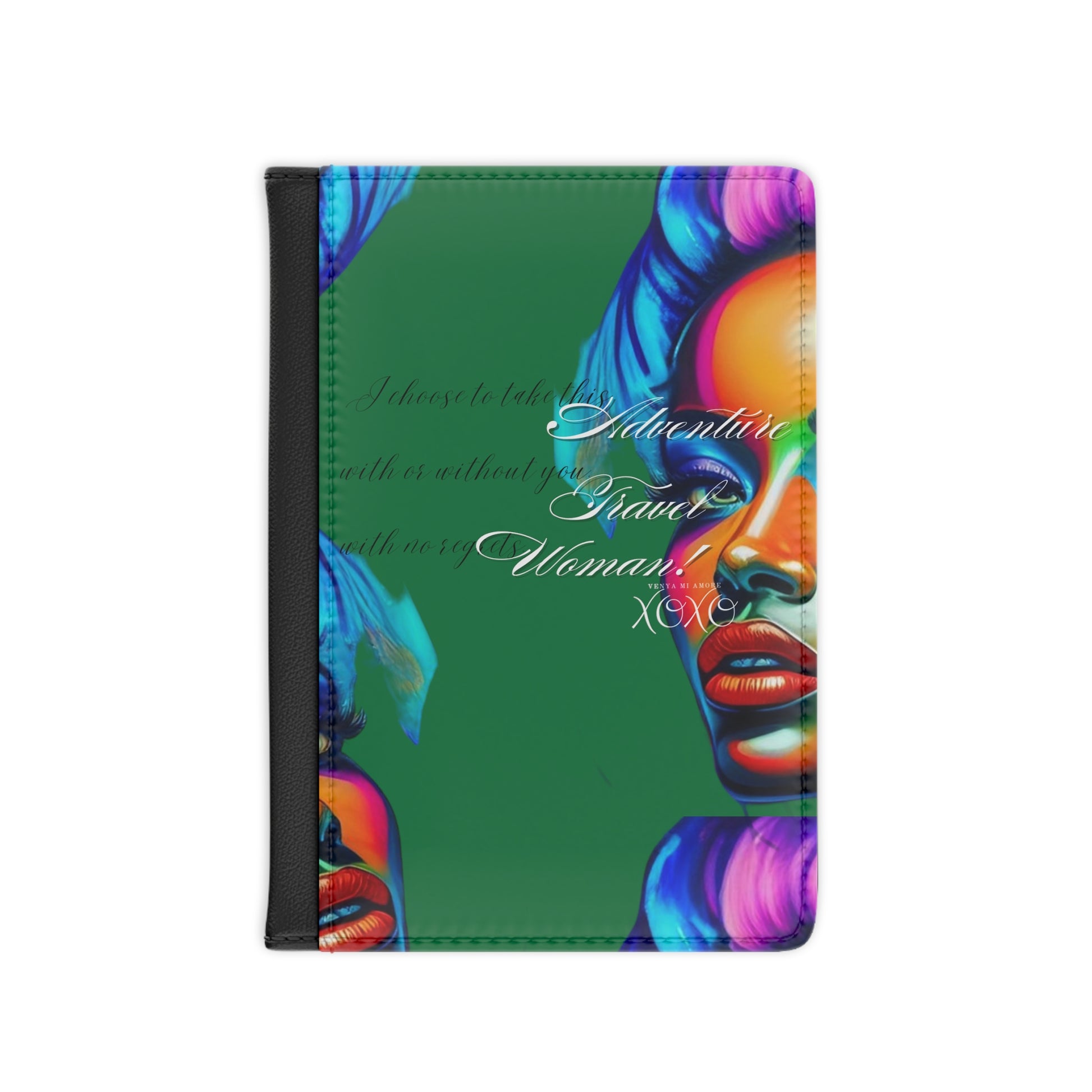 Adventure Travel Woman Passport Cover-VMA Specialties Boutique