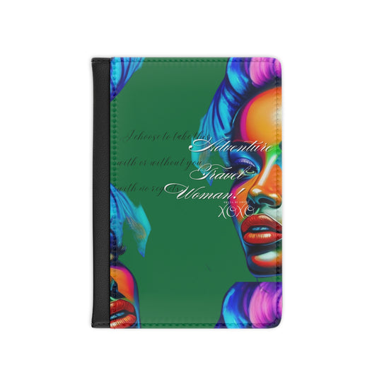Adventure Travel Woman Passport Cover-VMA Specialties Boutique