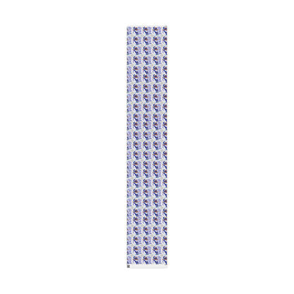 Deck the Halls with Joyful Blues: African American Santa Wrapping Paper