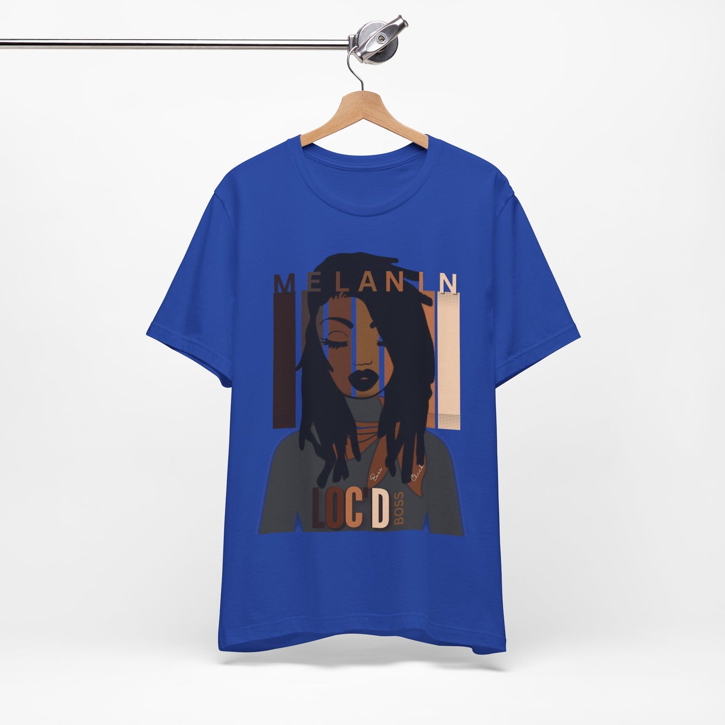 Melanin Loc'd Jersey Short Sleeve Tee
