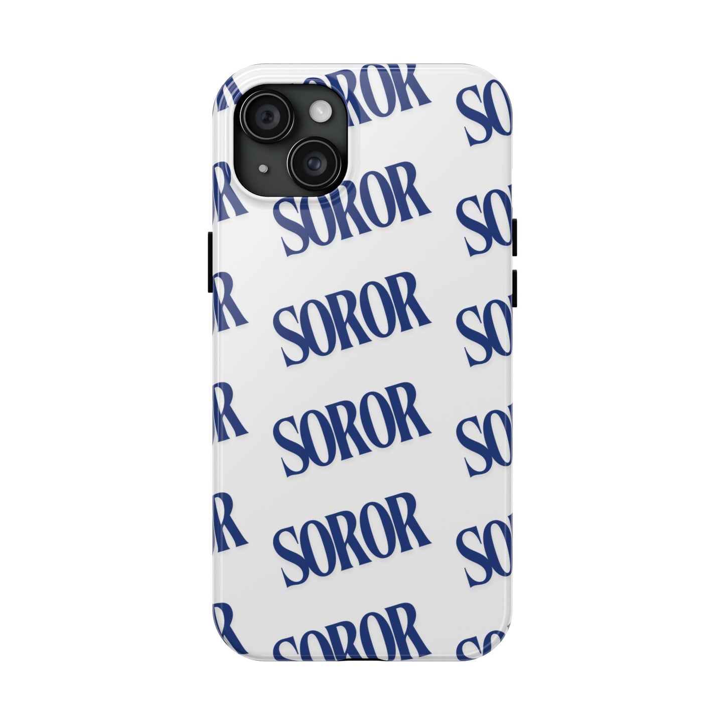 Phone Case - Soror White & Royal Blue