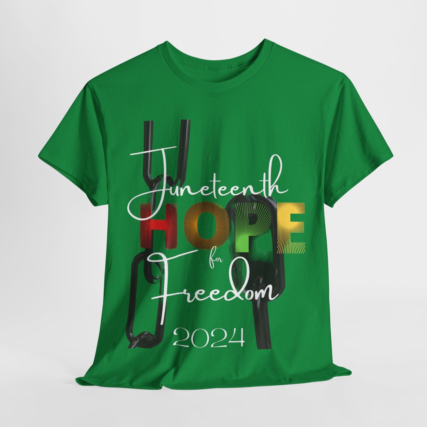 Juneteenth Hope & Freedom Unisex Heavy Cotton Tee
