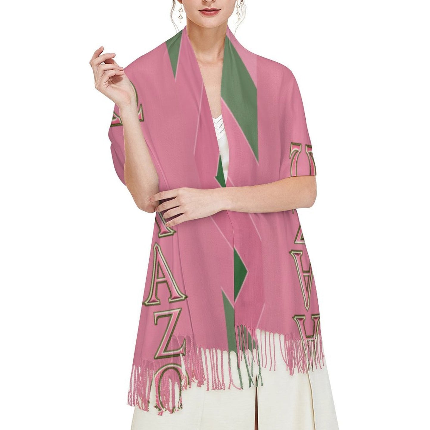 Ivy Stripe Tassel Scarf