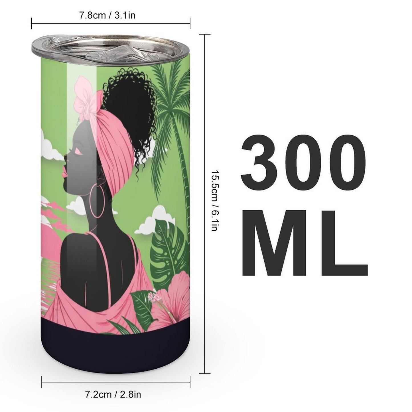Official Travel Tumbler – Dominican Republic 2026 | 1908 Pretty Girl Edition