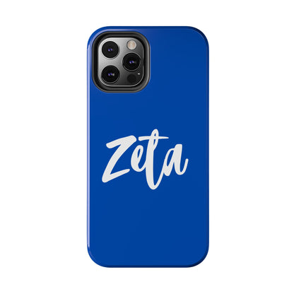 Phone Case - Zeta 1920 Sorority White & Royal Blue