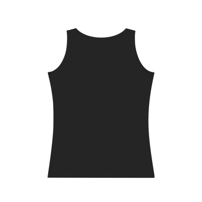 Authentic Women's Tank Top, Graffiti Style Design, Soft and Trendy, Black Gray White, Jeans Shorts Layered Jacket, Casual